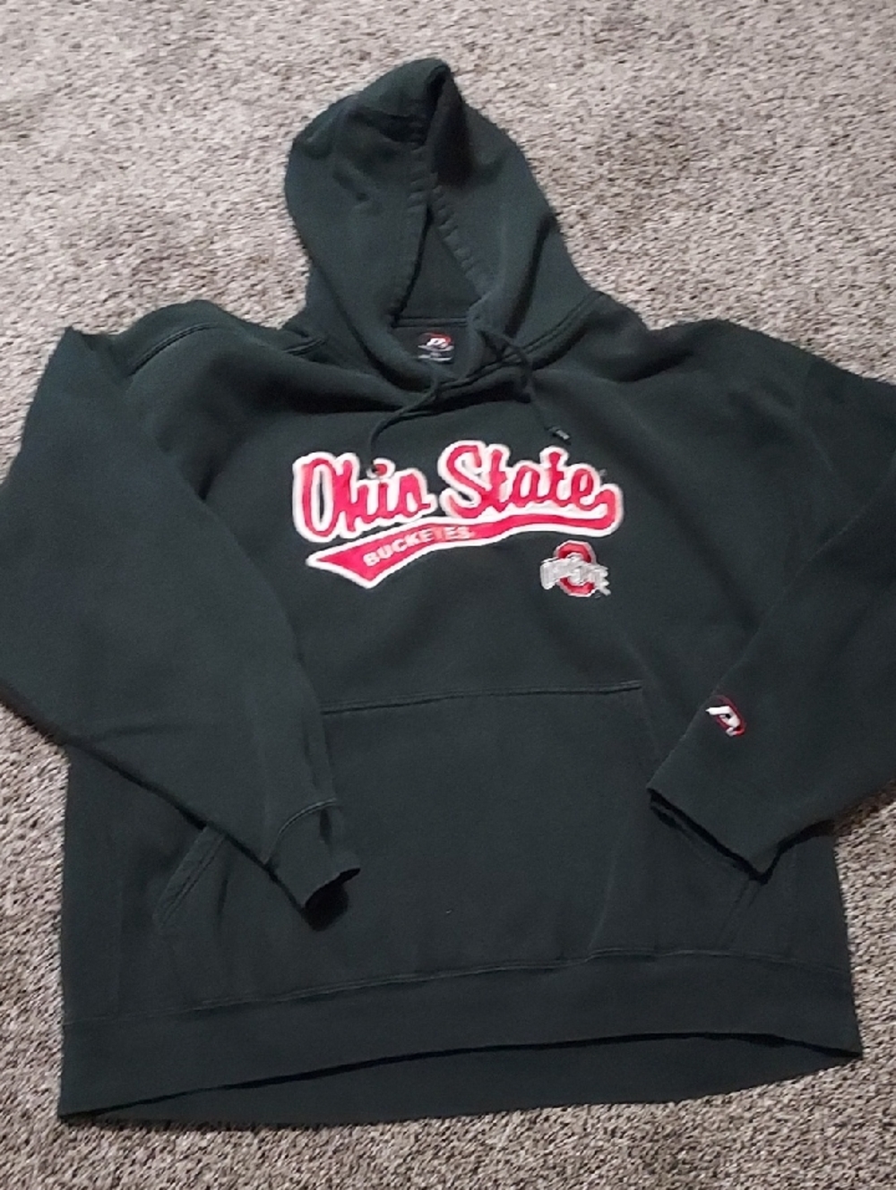 Ohio State Black Pullover Hoodie